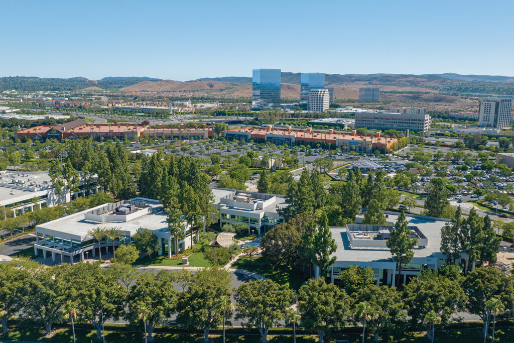 Three-building HQ opportunity with up to 118K square feet of customizable workspace.